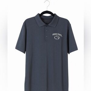 Champion Men’s Size 2XL Penn State University Blue Polo Shirt.